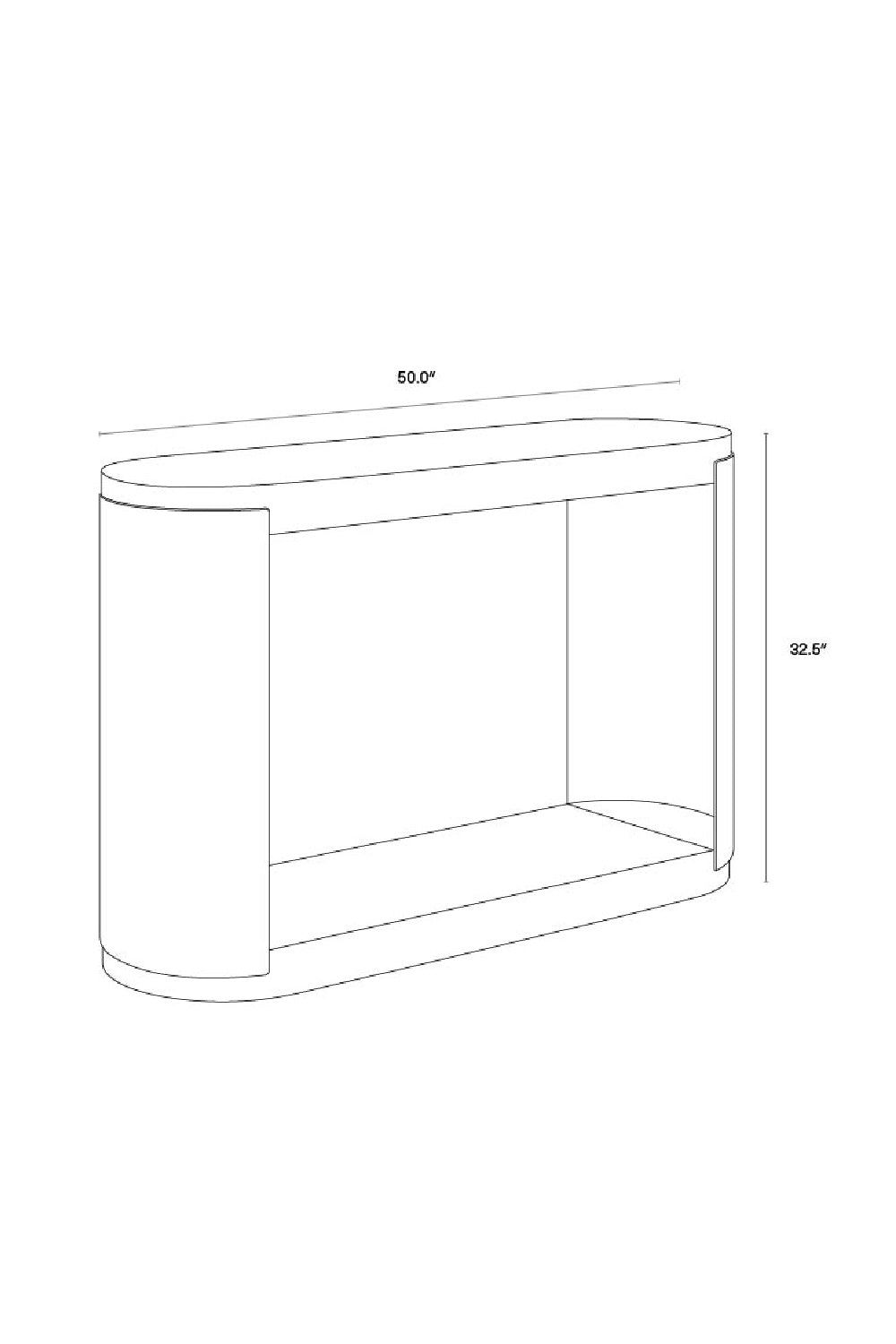 Modern European furniture - White Concrete Console Table - www.oroa.com