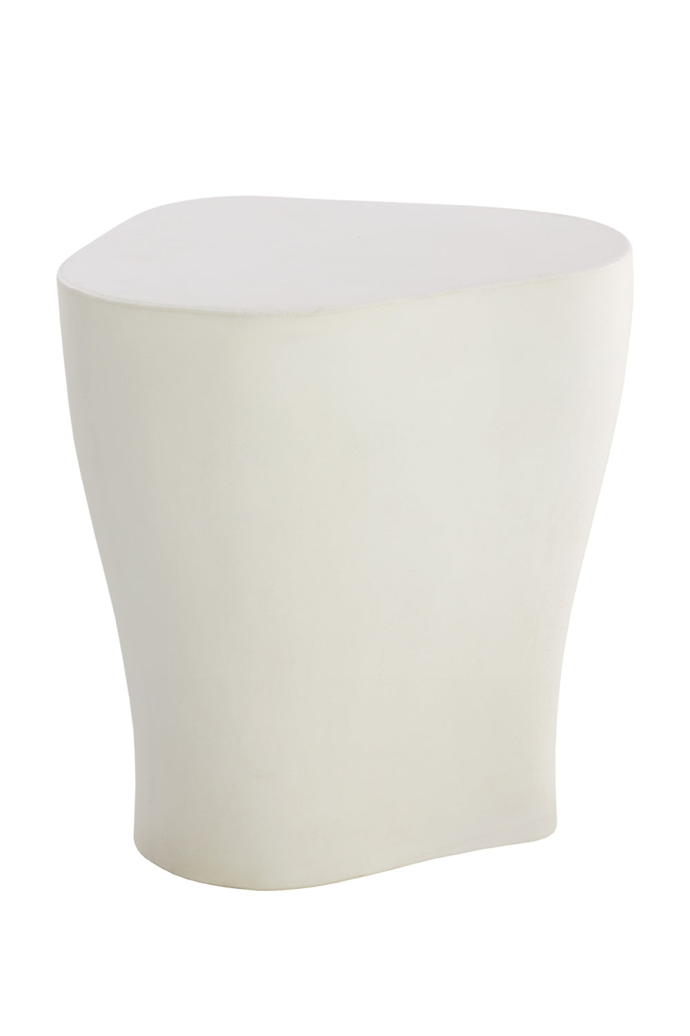 Modern European furniture - White Freeform Outdoor End Table L - www.oroa.com