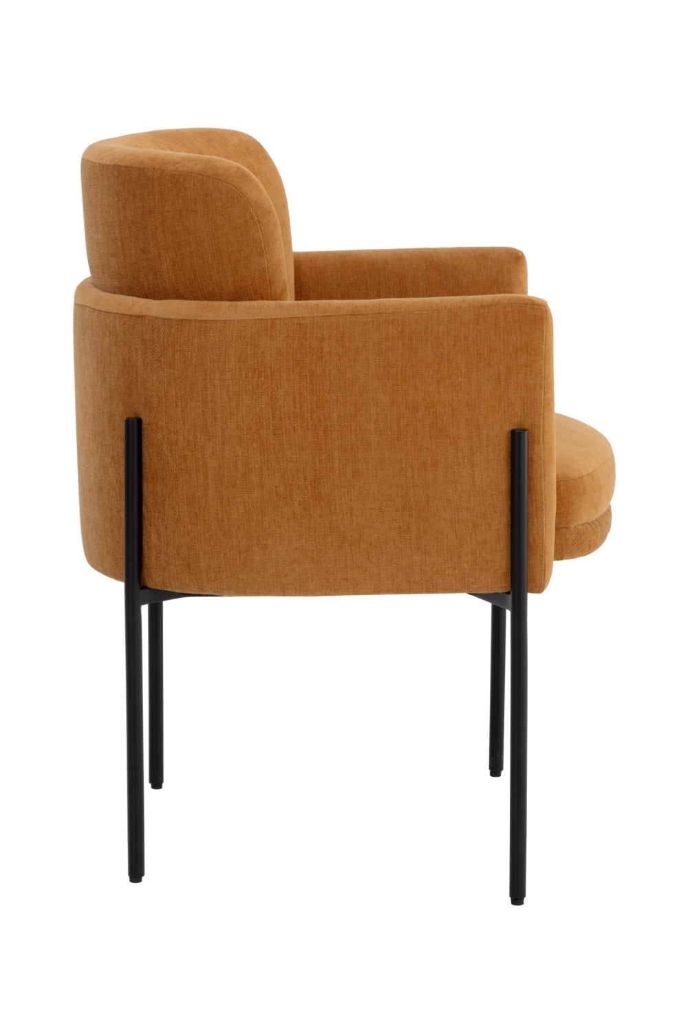 Modern European furniture - Yellow Fabric Dining Armchair - www.oroa.com | Oroa.com