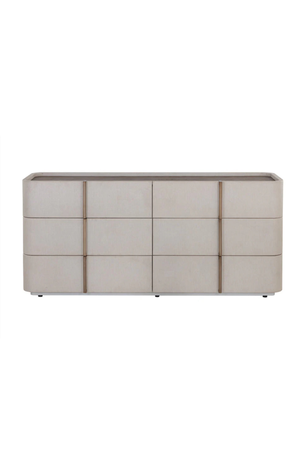 Modern European furniture - Leather-Look 6-Drawer Dresser - www.oroa.com | Oroa.com