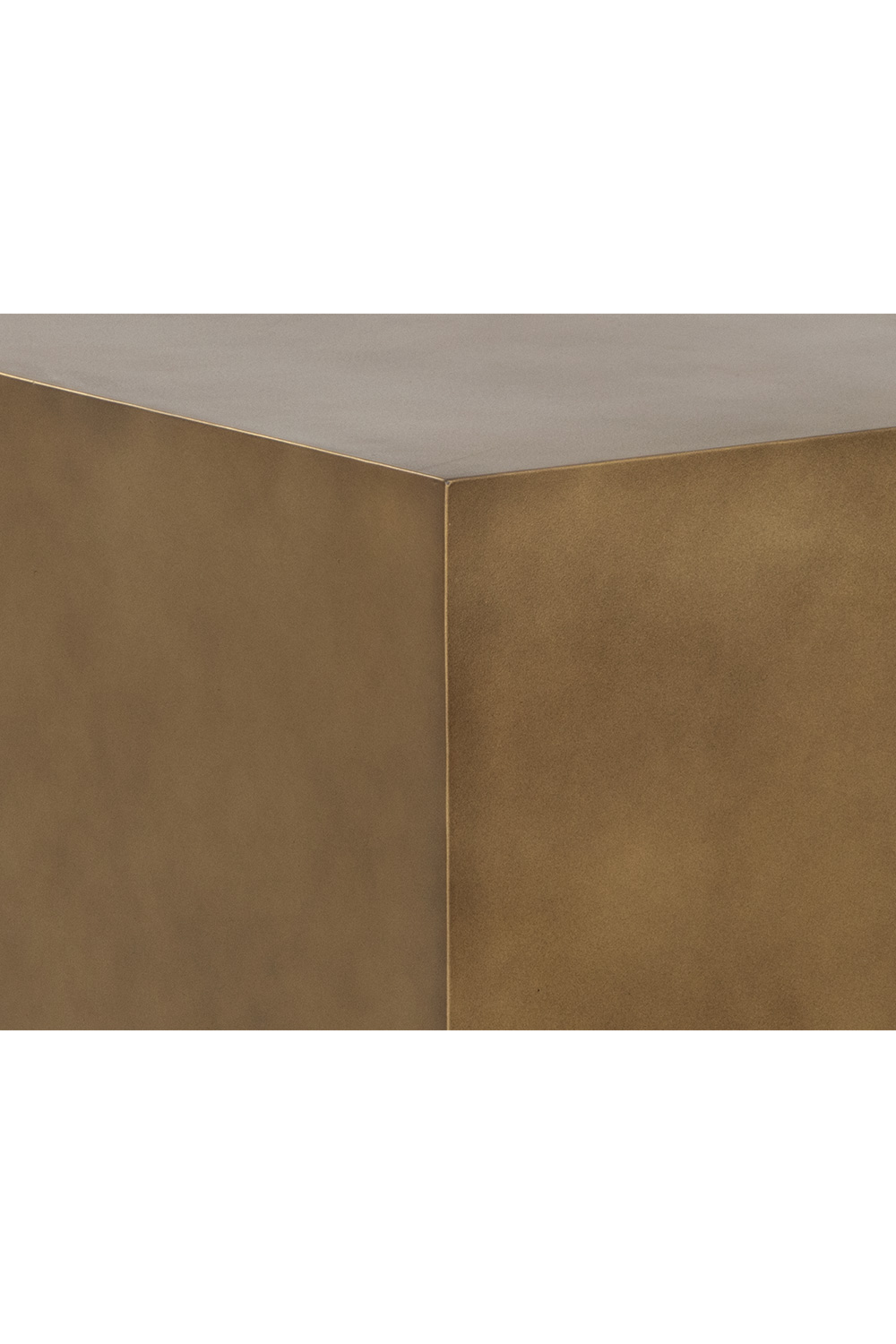 Modern European furniture - Rectangular Brass Side Table - www.oroa.com | Oroa.com