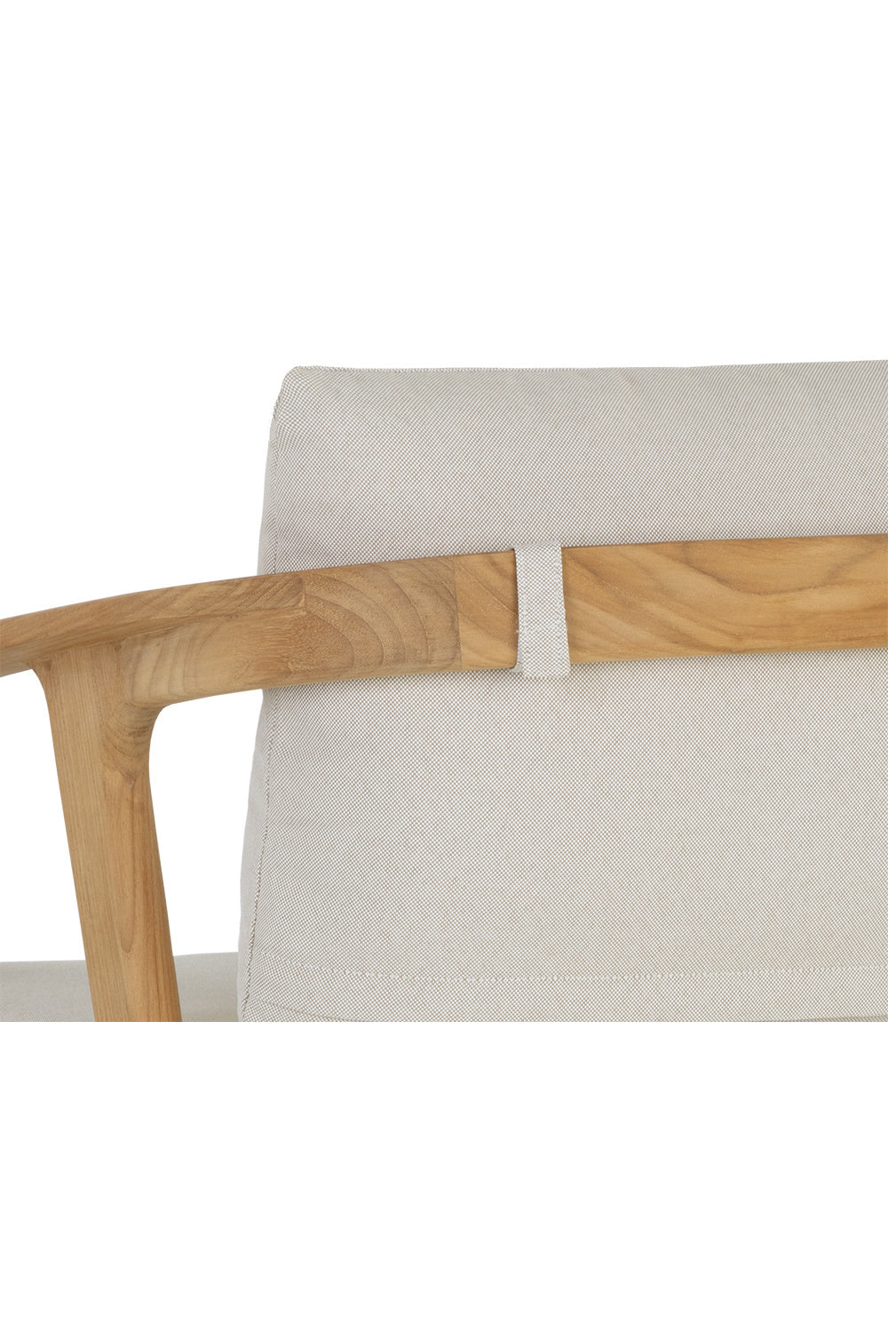 Modern European furniture - Cream Padded Outdoor Dining Chair - www.oroa.com