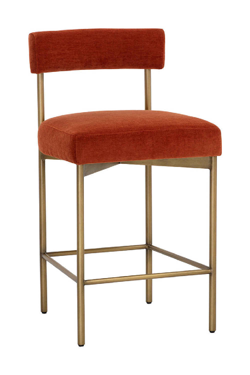 Modern European furniture - Low Back Fabric Counter Stool - www.oroa.com | Oroa.com