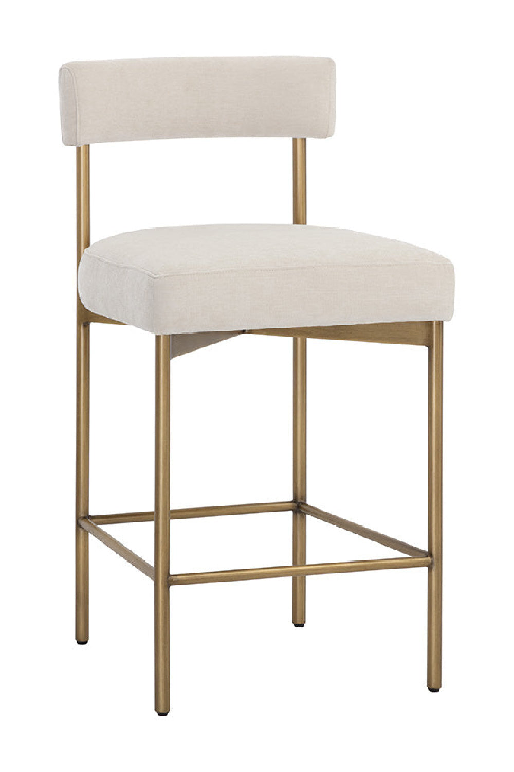 Modern European furniture - Low Back Fabric Counter Stool - www.oroa.com | Oroa.com