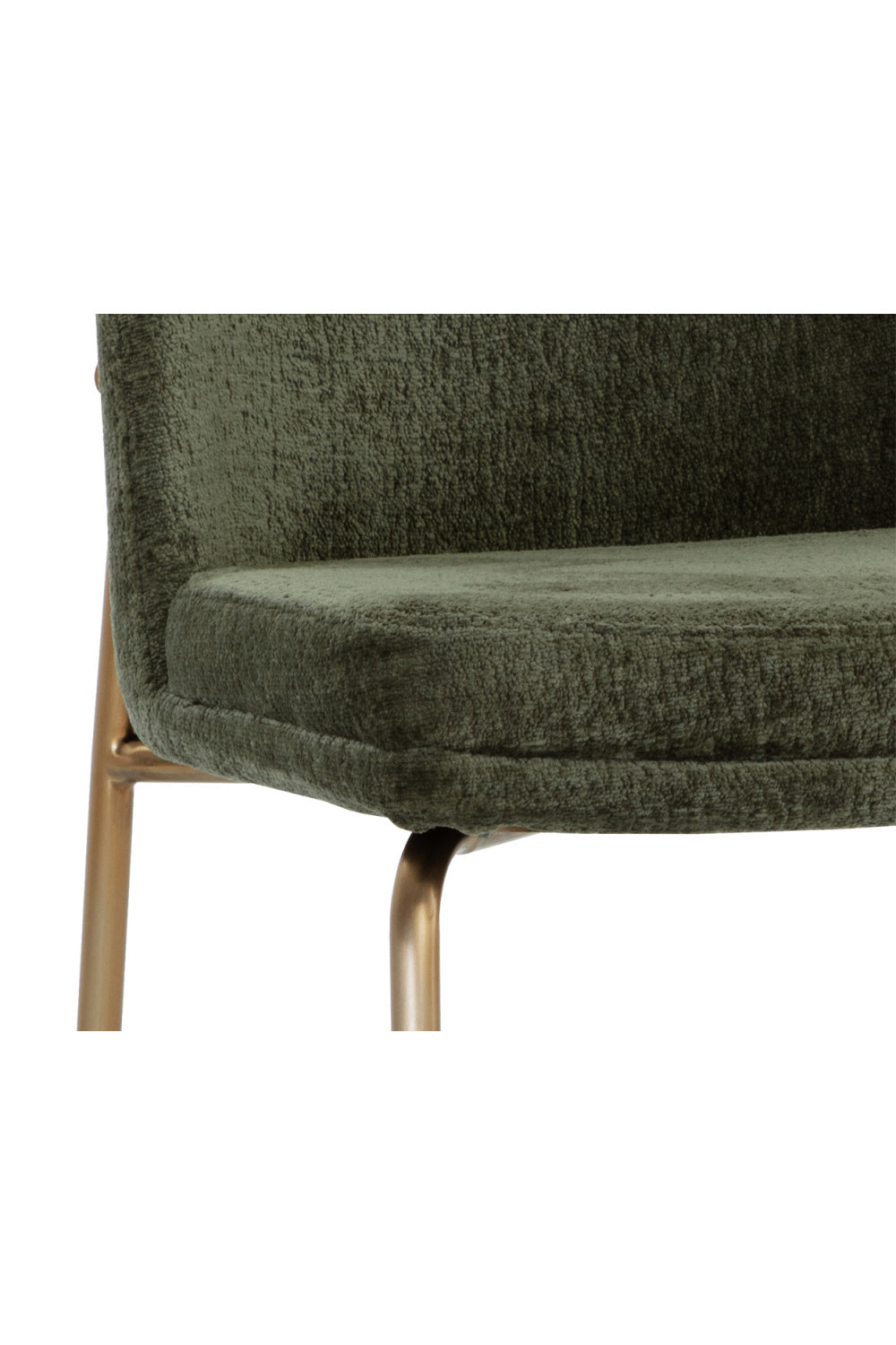 Modern European furniture - Green Fabric Dining Chairs (2) - www.oroa.com | Oroa.com