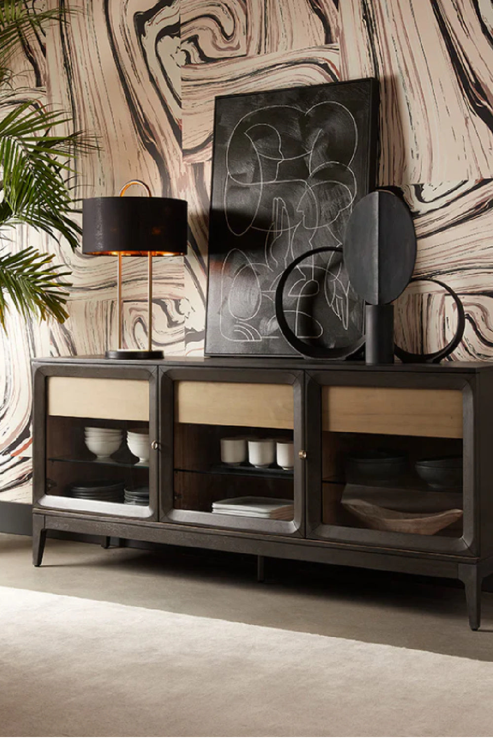 Modern European furniture - Drum Shade Table Lamp - www.oroa.com | Oroa.com