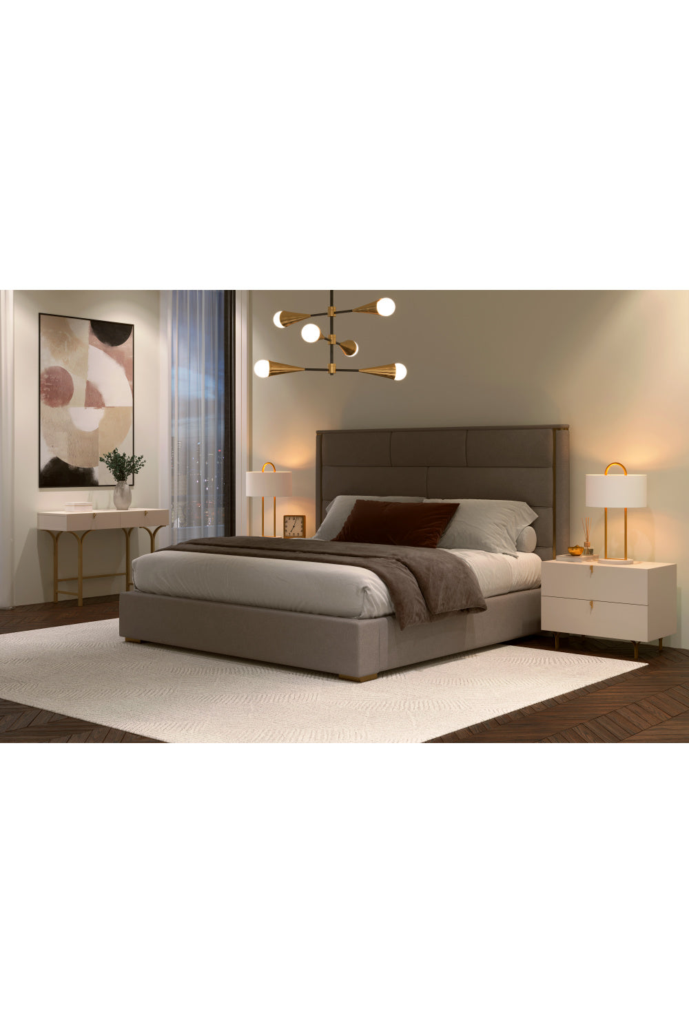 Modern European furniture - Drum Shade Table Lamp - www.oroa.com | Oroa.com