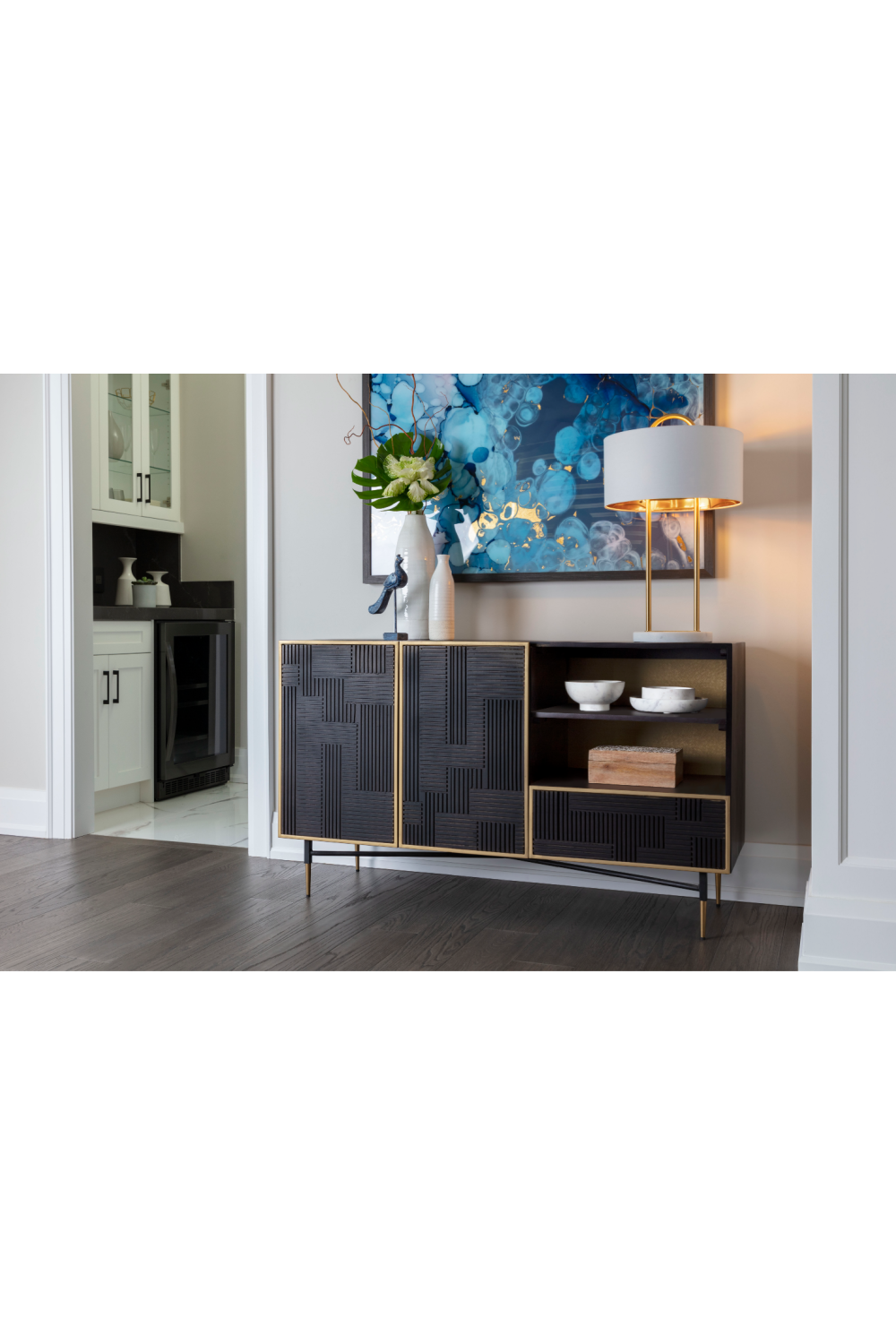 Modern European furniture - Drum Shade Table Lamp - www.oroa.com | Oroa.com