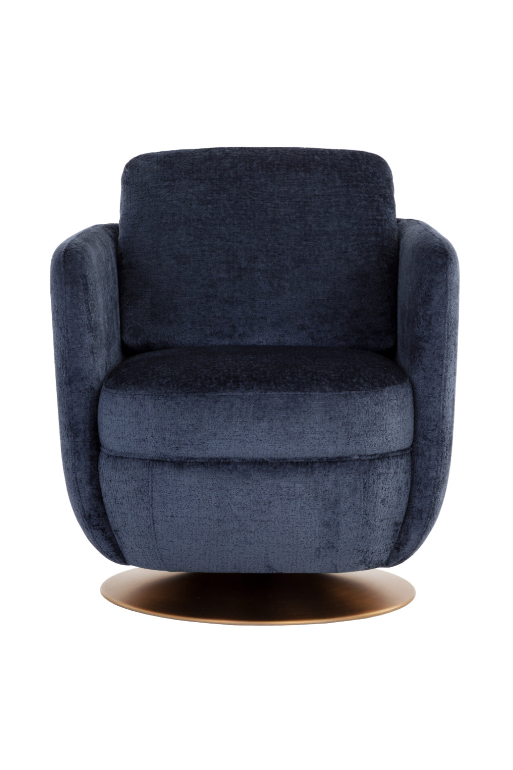 Modern European furniture - Gold Base Swivel Lounge Chair - www.oroa.com | Oroa.com