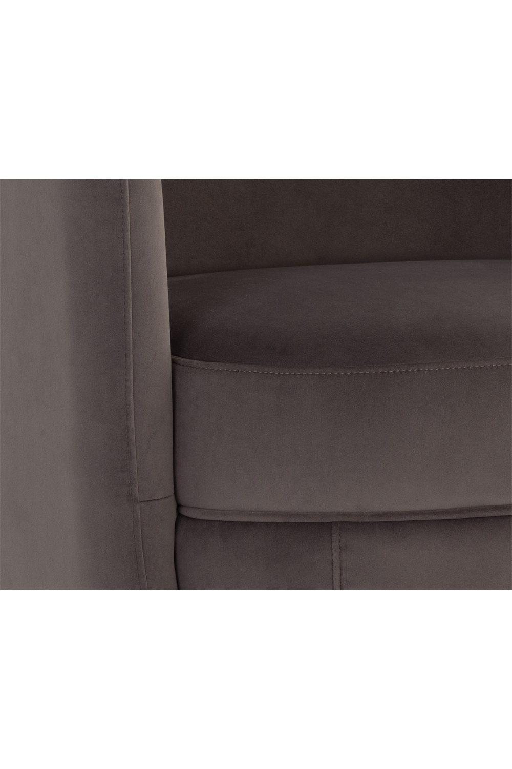 Modern European furniture - Gold Base Swivel Lounge Chair - www.oroa.com | Oroa.com