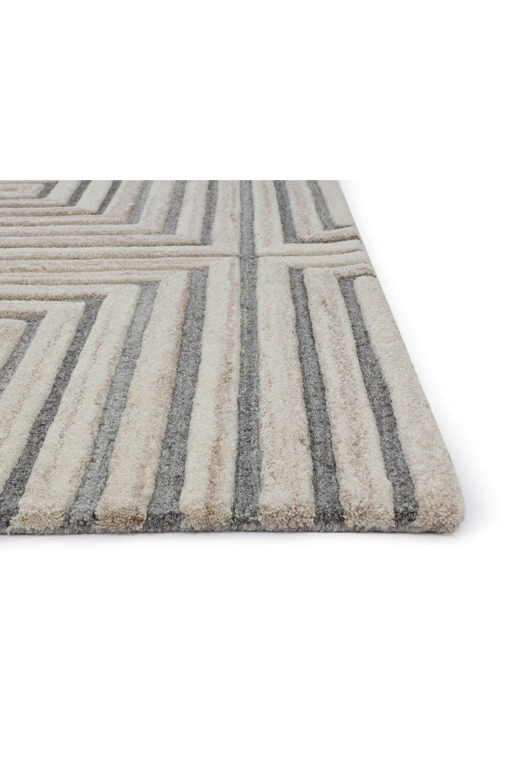 Hand-Tufted Beige Area Rug | Splendido Oslow | Oroa.com