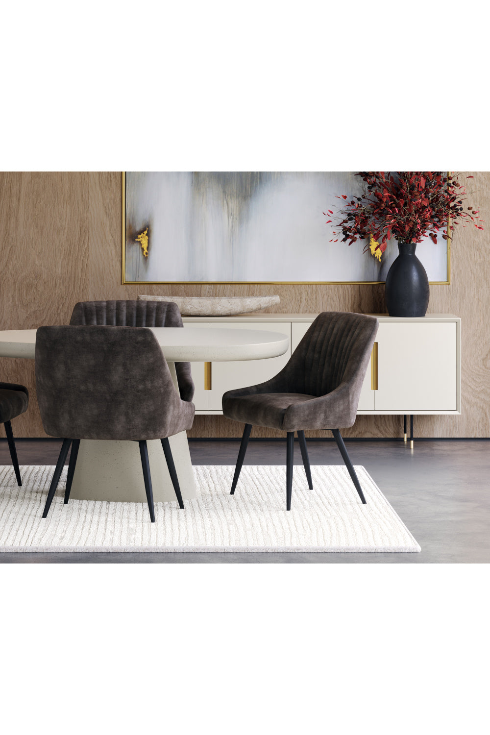 Hand-woven Wool Area Rug | Splendido Deva | Oroa.com