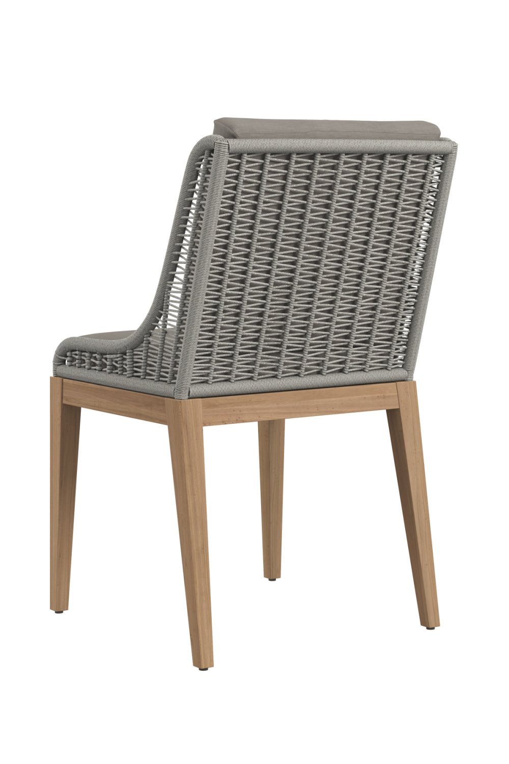 Modern European furniture - Contemporary Indoor/Outdoor Teak & Woven Dining Chair - www.oroa.com | Oroa.com