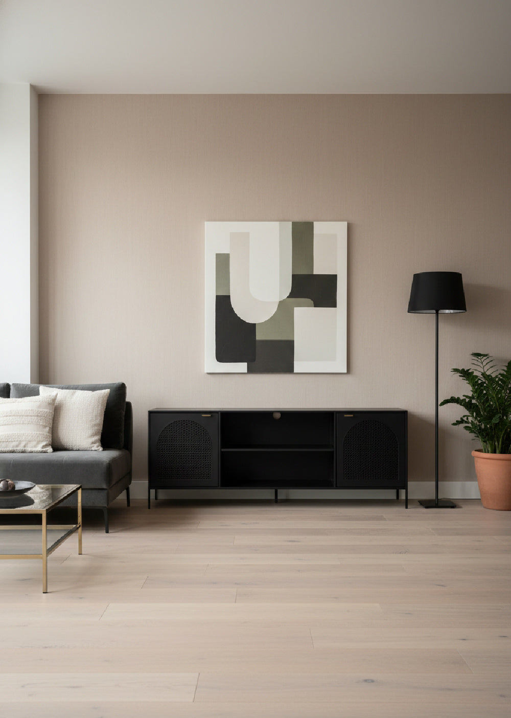 Modern European furniture - Black Metal Storage Cabinet - www.oroa.com | Oroa.com