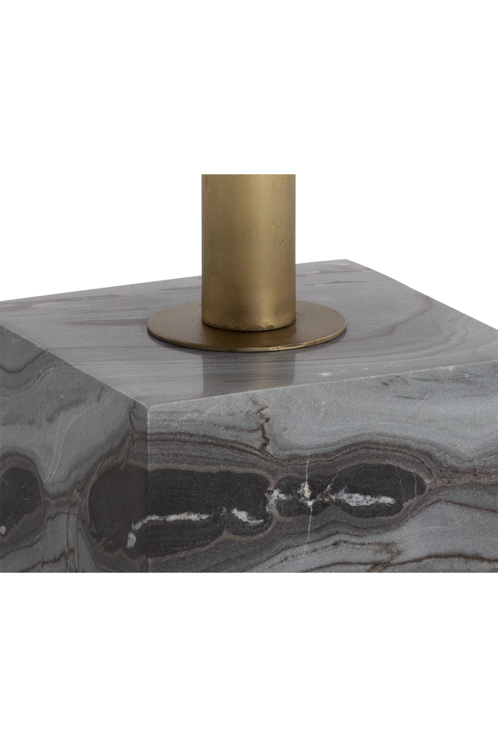 Modern European furniture - Antique Brass Marble Bistro Table - www.oroa.com | Oroa.com