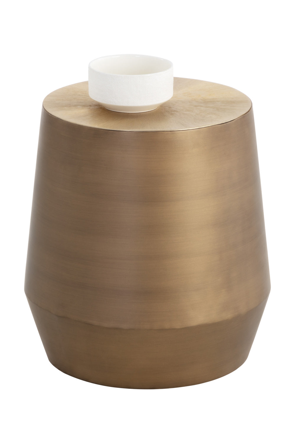 Modern European furniture - Etched Aluminum End Table - www.oroa.com | Oroa.com