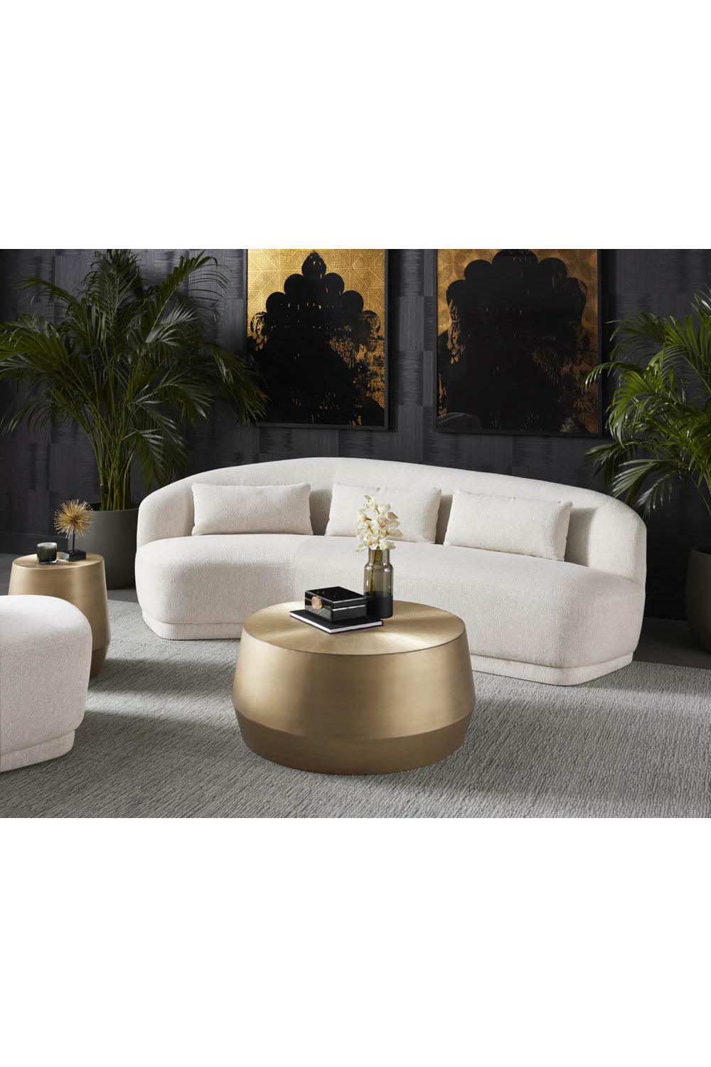 Modern European furniture - Etched Aluminum Coffee Table - www.oroa.com | Oroa.com