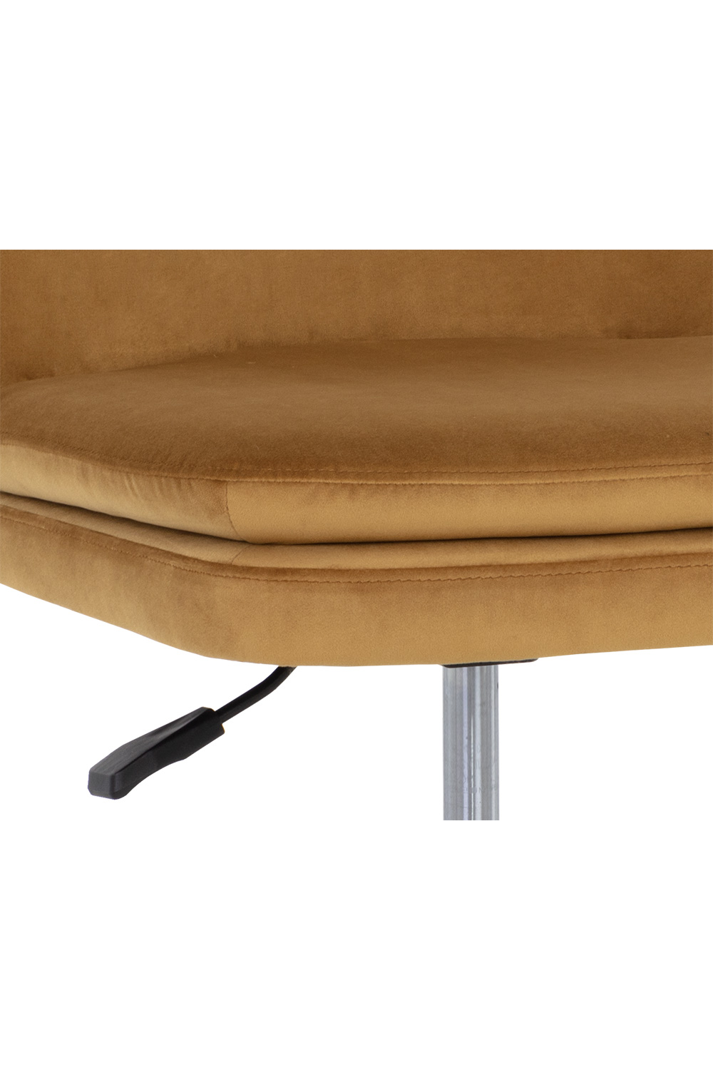 Modern European furniture - Matte Gold Base Office Chair - www.oroa.com | Oroa.com