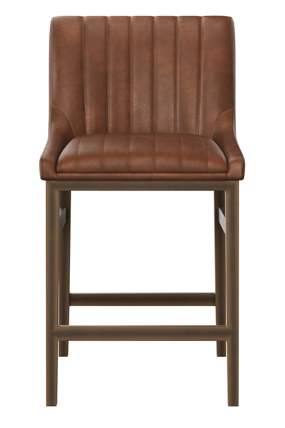 Modern European furniture - Channel-Tufted Counter Stool - www.oroa.com | Oroa.com