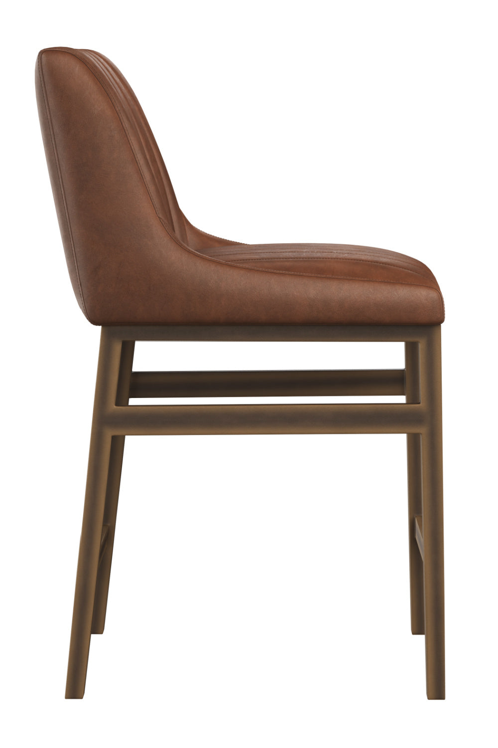 Modern European furniture - Channel-Tufted Counter Stool - www.oroa.com | Oroa.com