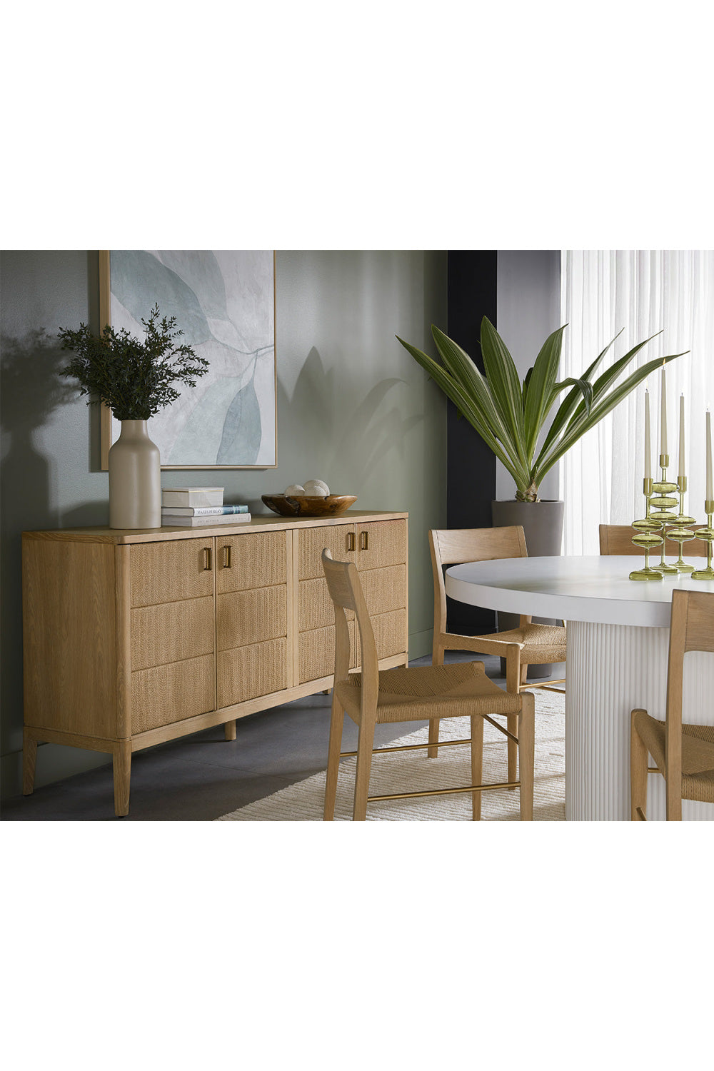 Modern European furniture - Natural Rope Seat Dining Chairs (2) - www.oroa.com | Oroa.com