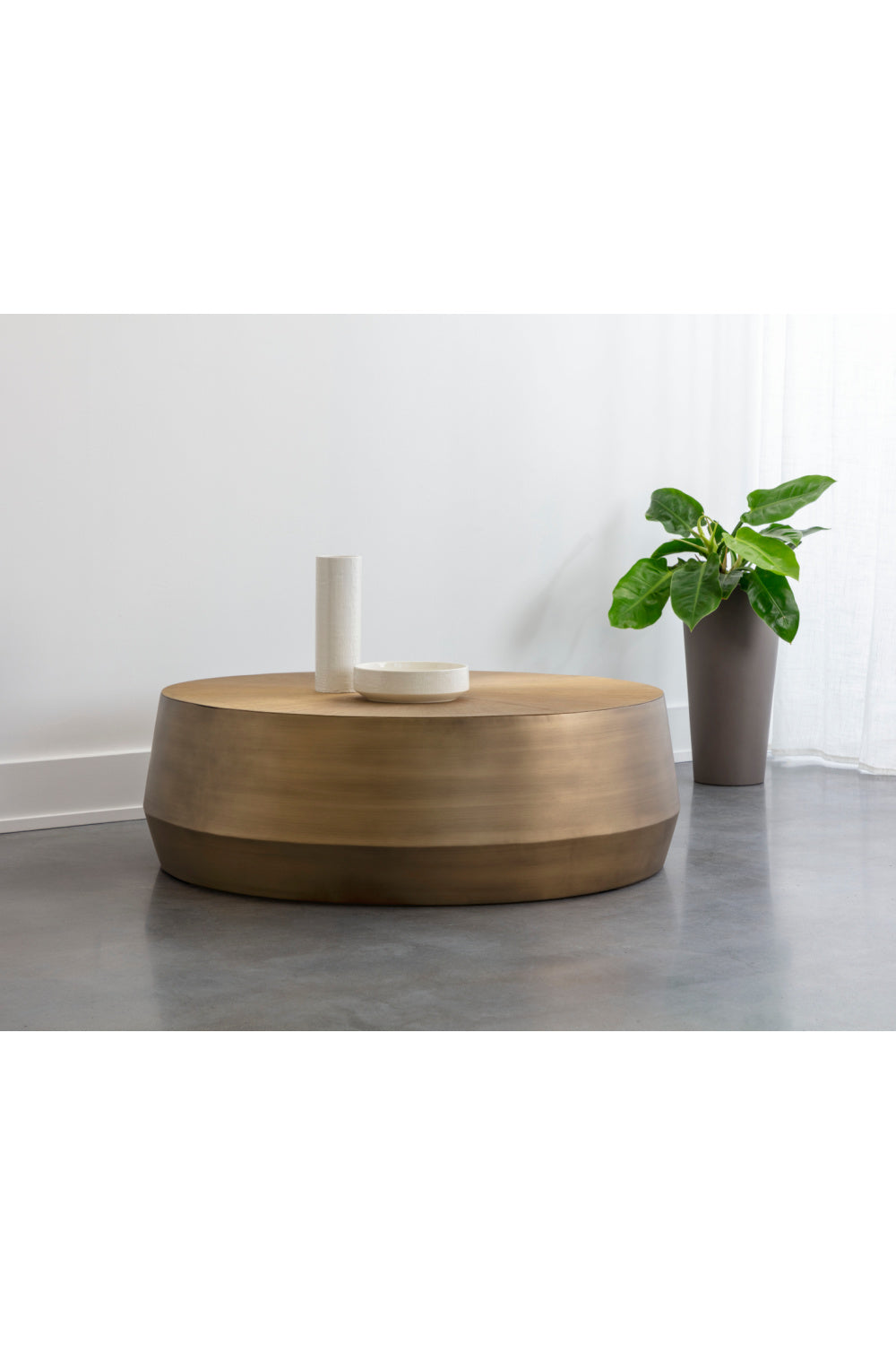 Modern European furniture - Etched Aluminum Coffee Table - www.oroa.com | Oroa.com
