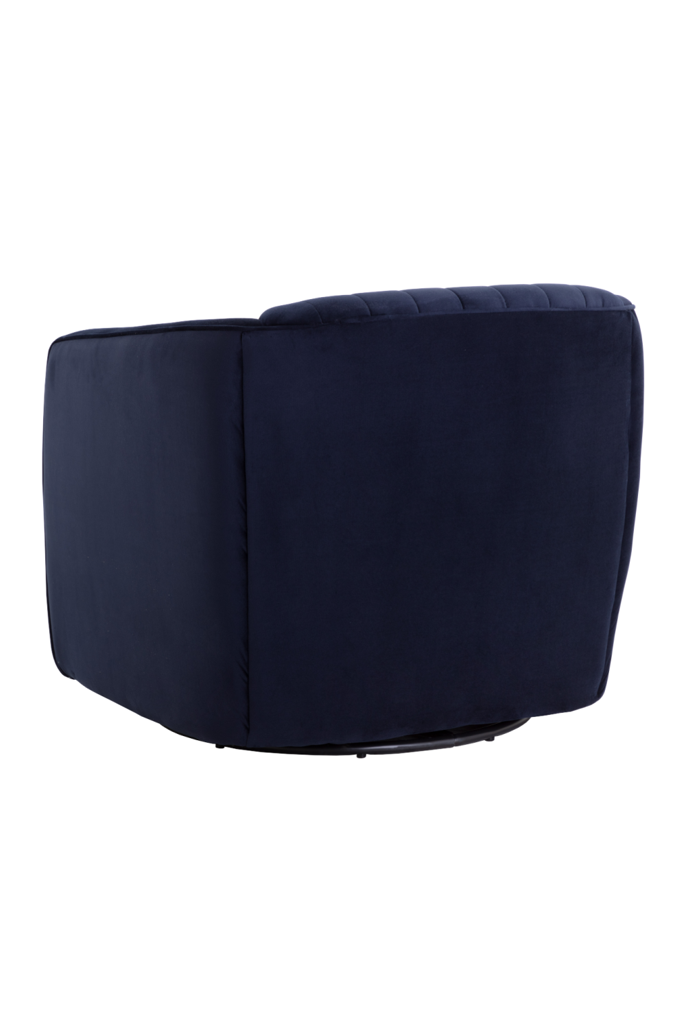 Modern European furniture - Channel Tufted Swivel Lounge Chair - www.oroa.com | Oroa.com