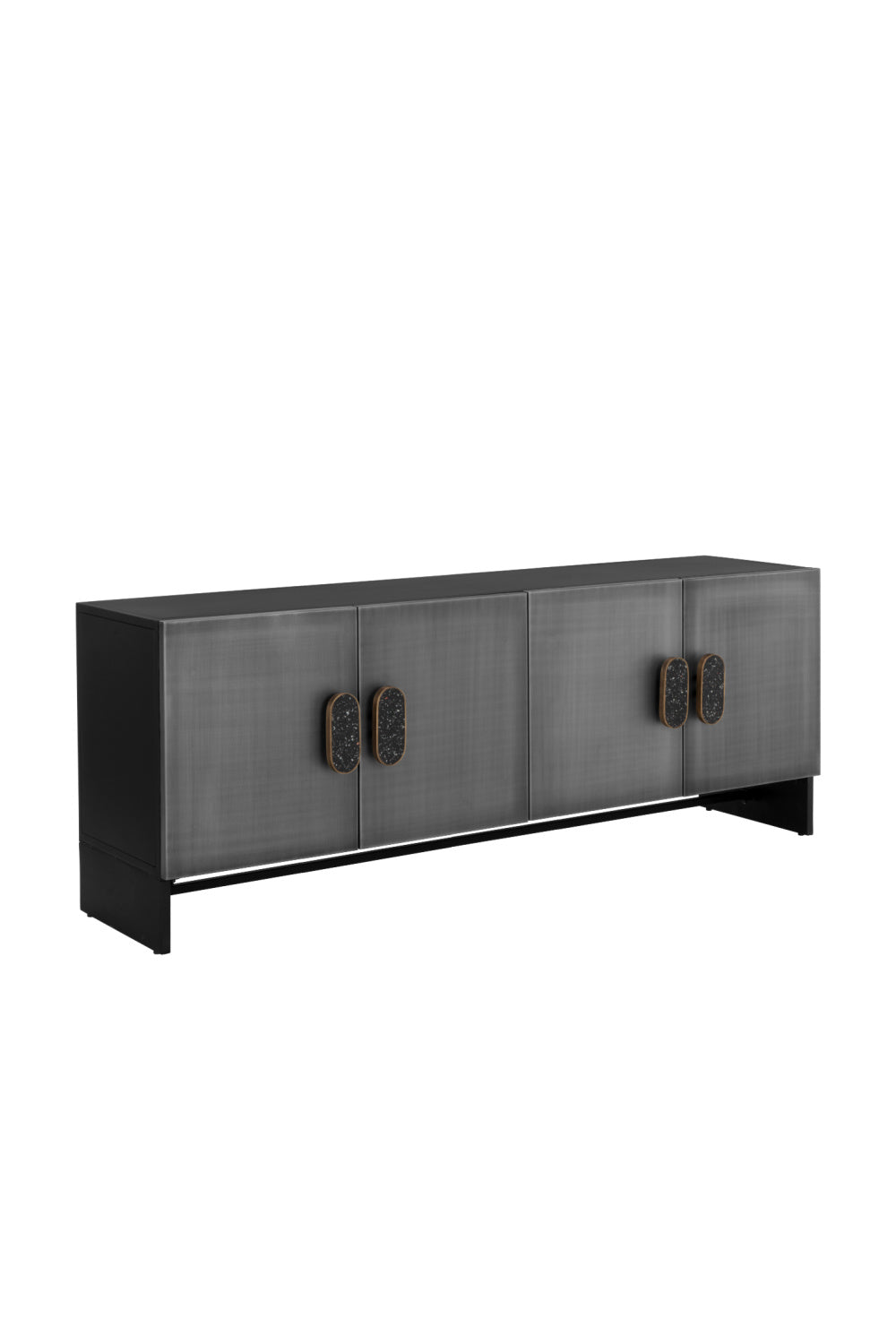 Modern European furniture - 4-Door Silver Sideboard - www.oroa.com | Oroa.com