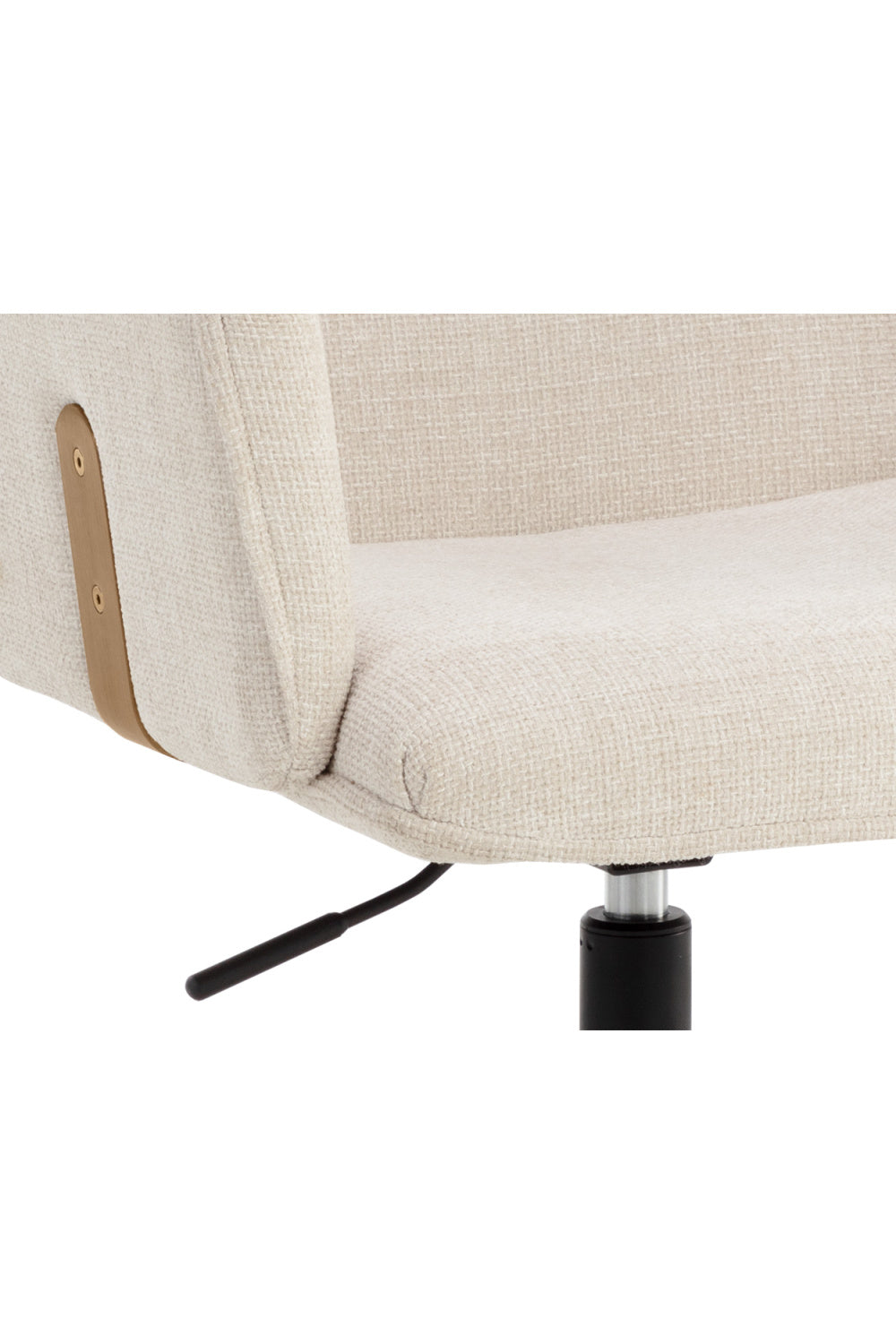 Modern European furniture - Curved Upholstered Office Chair - www.oroa.com | Oroa.com