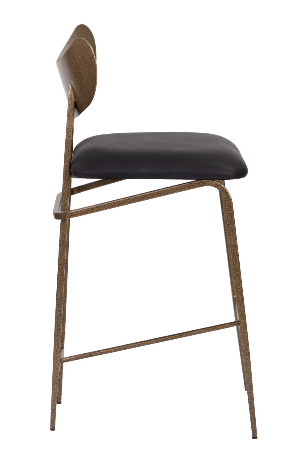 Modern European furniture - Antique Brass Back Counter Stool - www.oroa.com