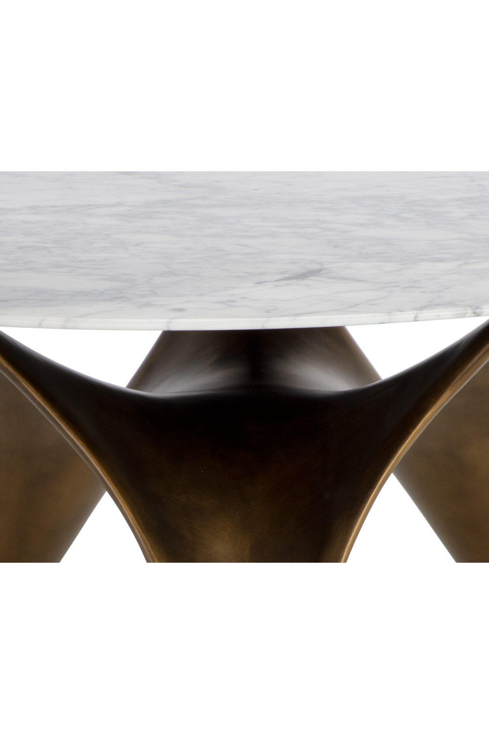 Modern European furniture - White Marble Round Dining Table - www.oroa.com | Oroa.com