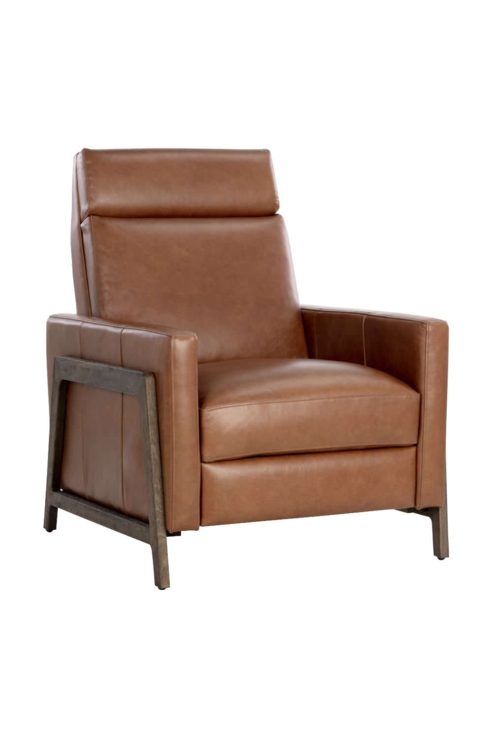 Modern European furniture - Brown Leather Recliner Chair - www.oroa.com