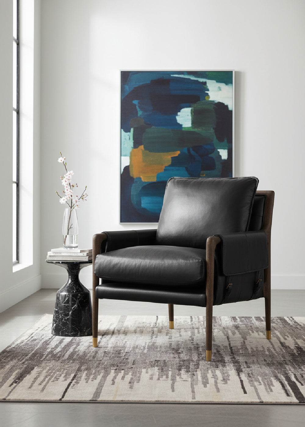 Modern European furniture - Vintage Style Leather Lounge Chair - www.oroa.com