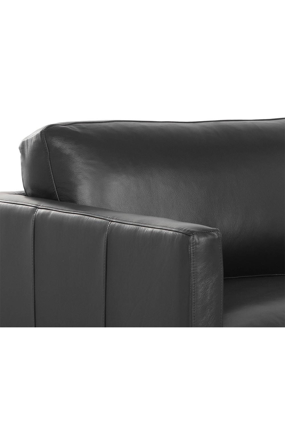 Modern European furniture - Retro-Inspired Leather Sofa - www.oroa.com