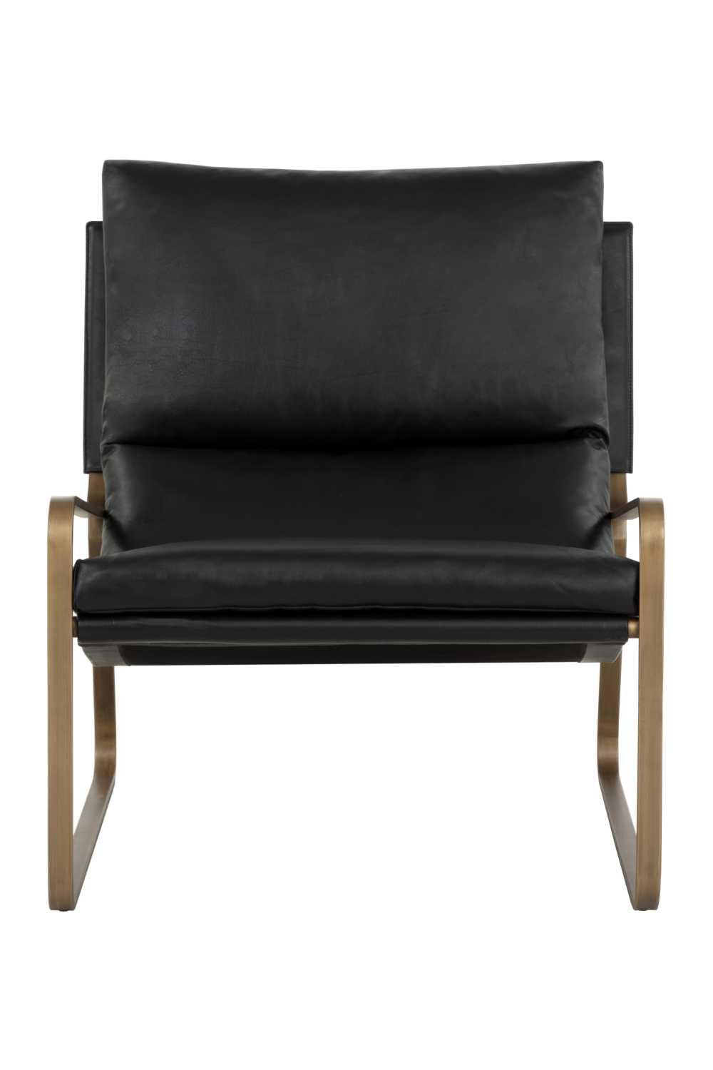 Modern European furniture - Scooped Leather Lounge Chair - www.oroa.com | Oroa.com