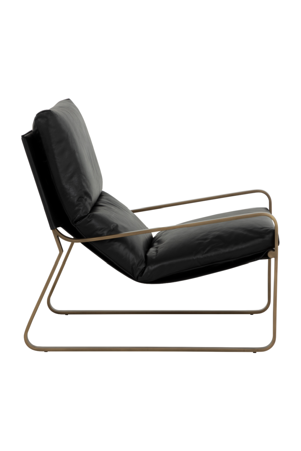 Modern European furniture - Scooped Leather Lounge Chair - www.oroa.com | Oroa.com