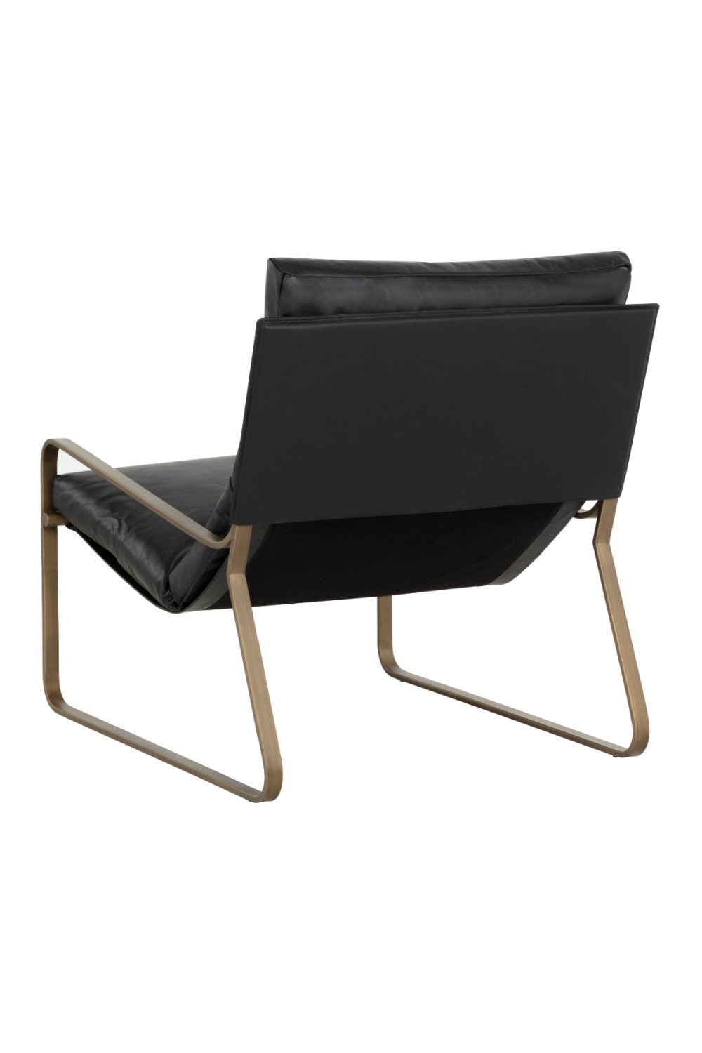 Modern European furniture - Scooped Leather Lounge Chair - www.oroa.com | Oroa.com