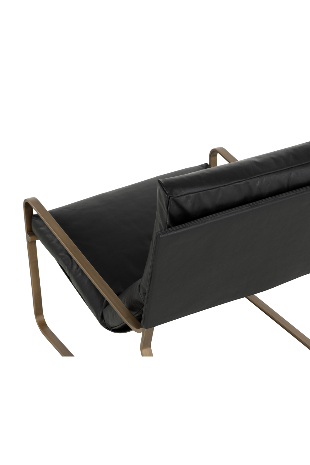 Modern European furniture - Scooped Leather Lounge Chair - www.oroa.com | Oroa.com