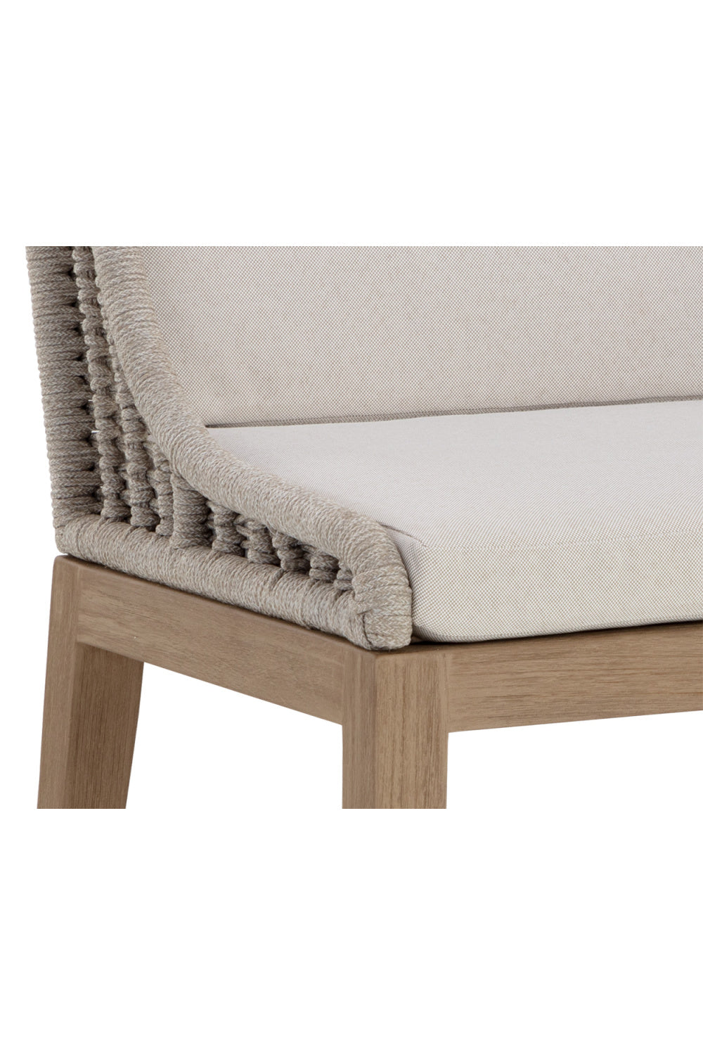 Modern European furniture - Contemporary Indoor/Outdoor Teak & Woven Dining Chair - www.oroa.com | Oroa.com