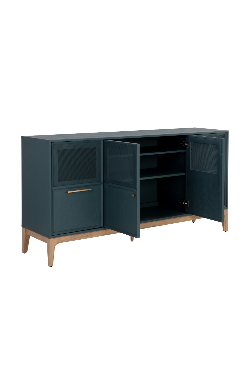 Modern European furniture - Teal Oak Sideboard - www.oroa.com | Oroa.com