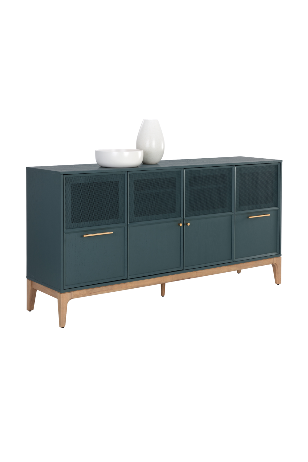 Modern European furniture - Teal Oak Sideboard - www.oroa.com | Oroa.com