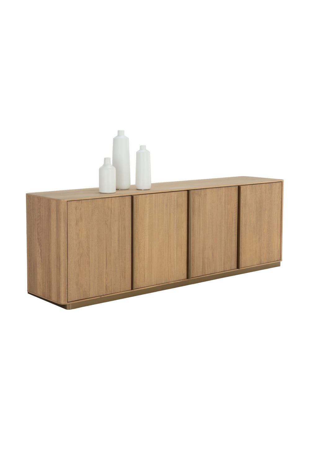 Modern European furniture - Oak 4-Door Sideboard - www.oroa.com | Oroa.com