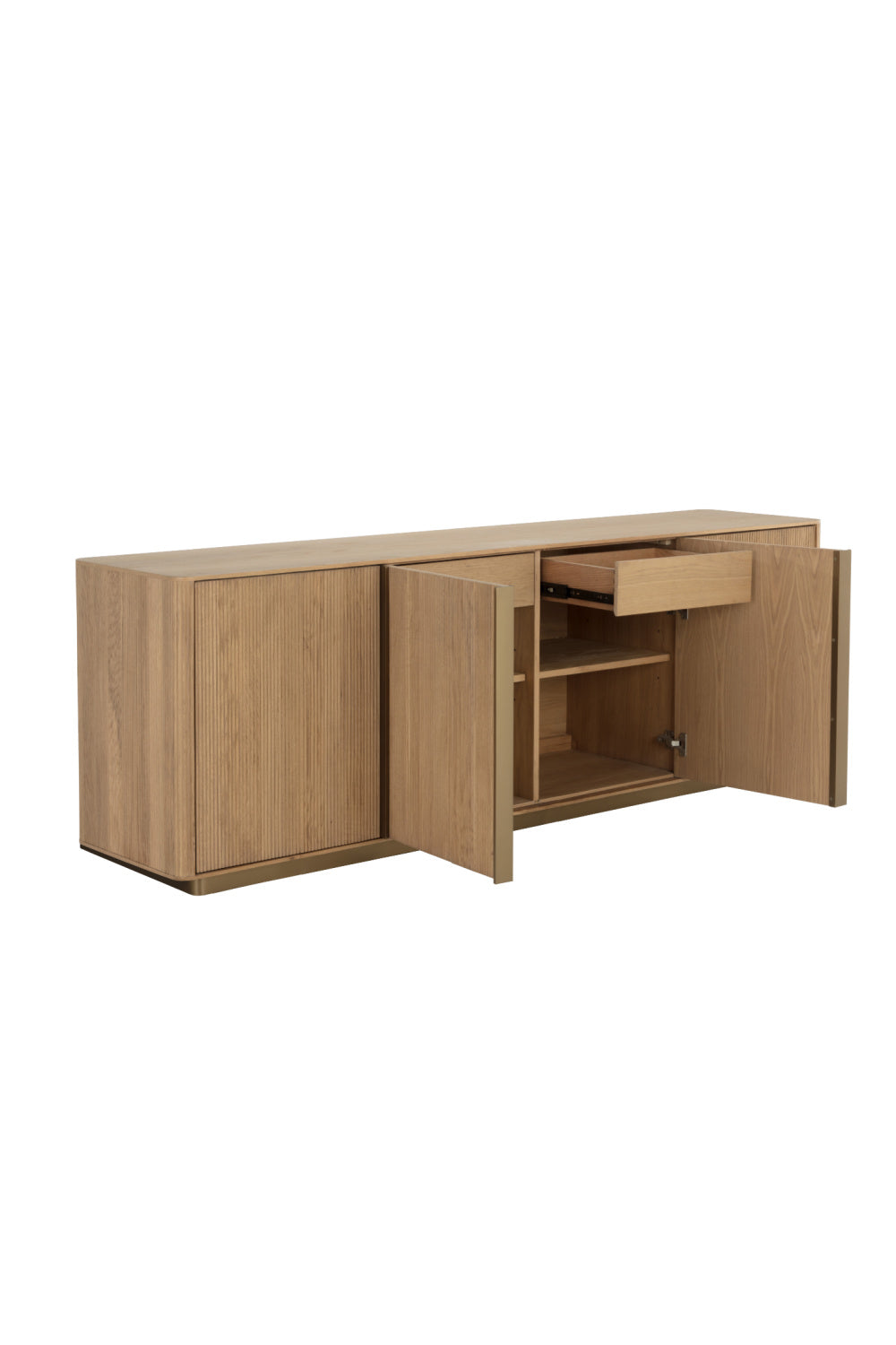 Modern European furniture - Oak 4-Door Sideboard - www.oroa.com | Oroa.com