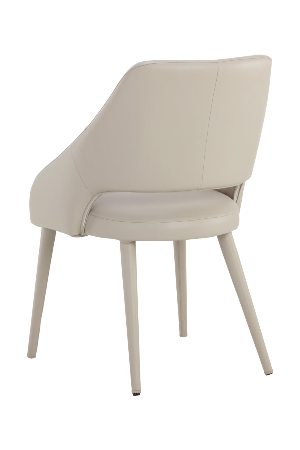 Modern European furniture - Monochromatic Leather Dining Chair - www.oroa.com | Oroa.com