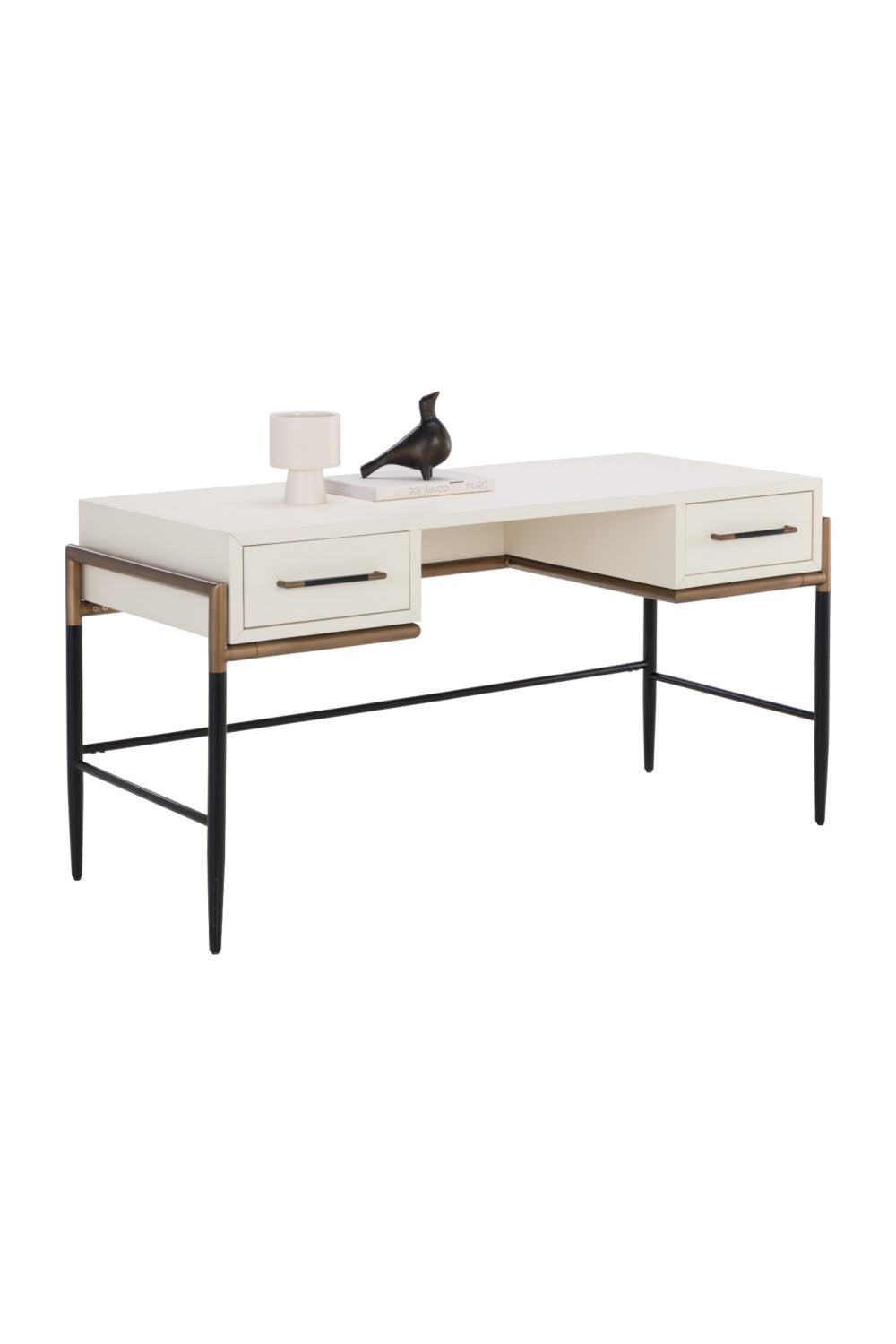 Modern European furniture - Painted Wood Office Desk - www.oroa.com | Oroa.com