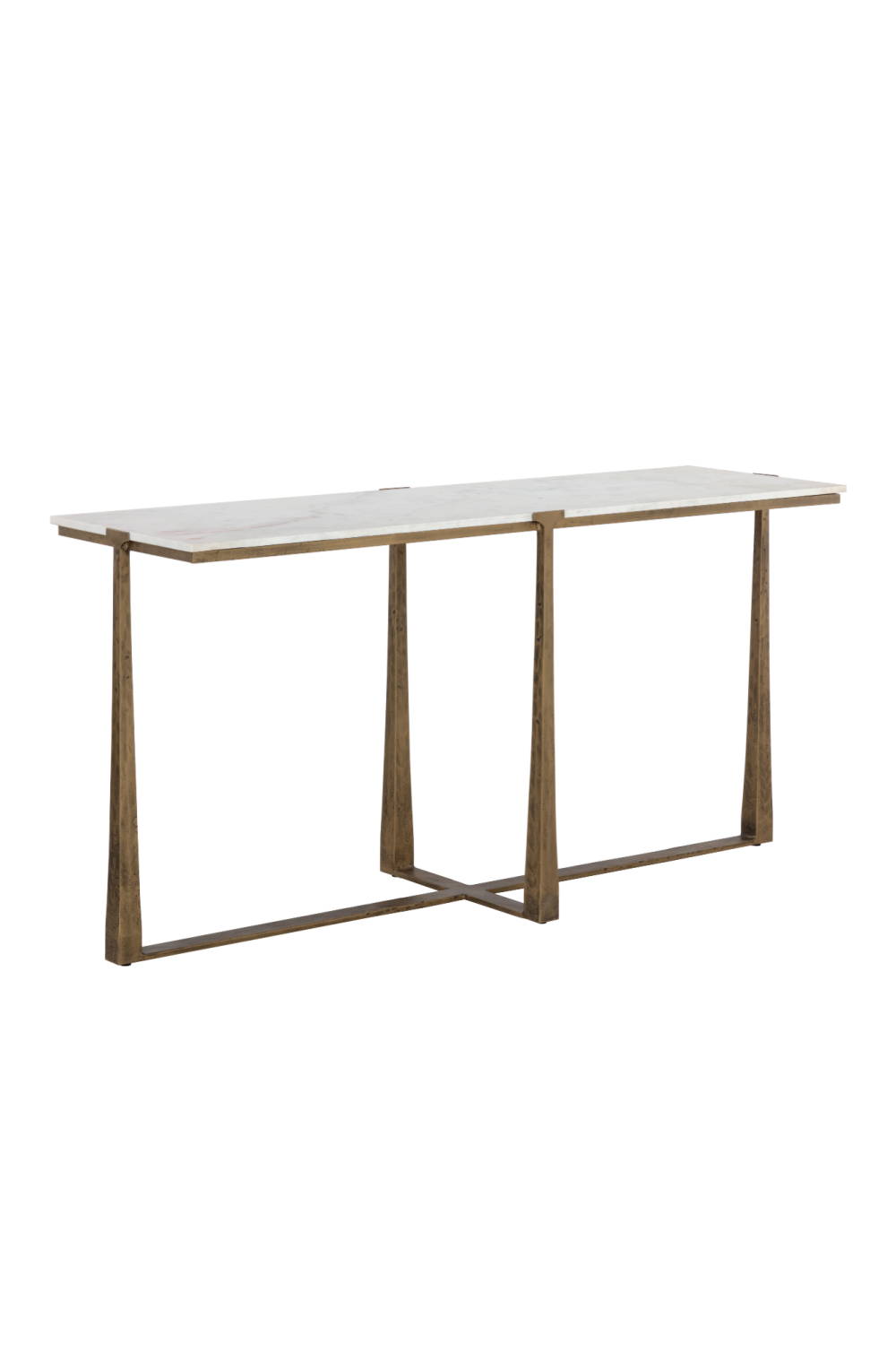 Modern European furniture - White Marble Console Table - www.oroa.com | Oroa.com