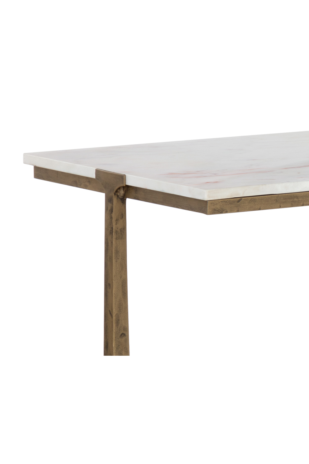 Modern European furniture - White Marble Console Table - www.oroa.com | Oroa.com