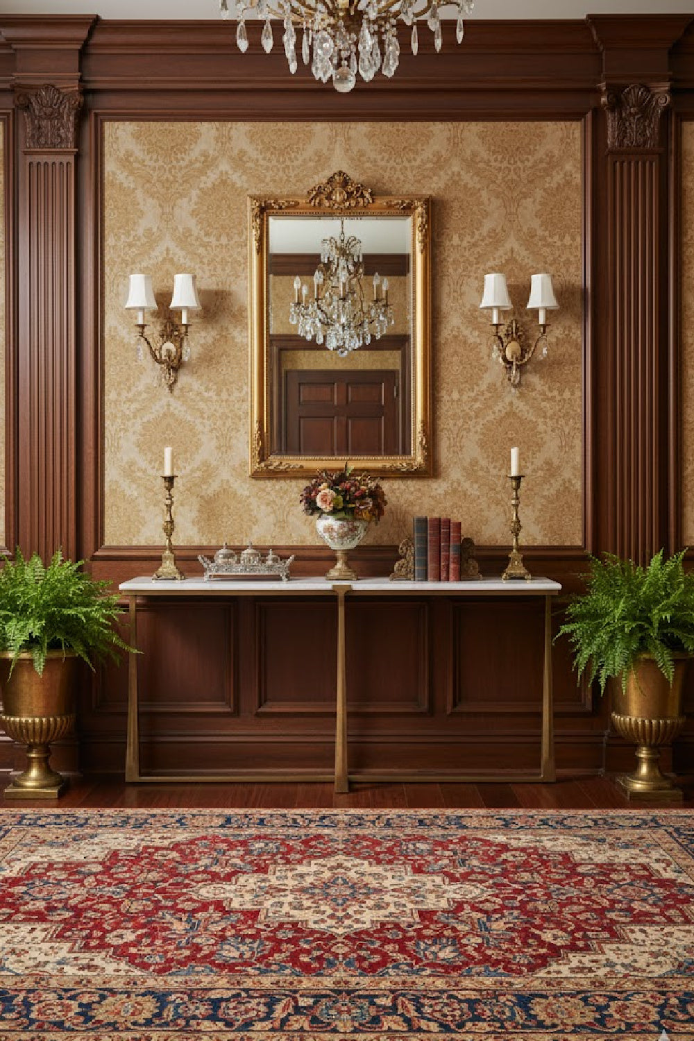 Modern European furniture - White Marble Console Table - www.oroa.com | Oroa.com