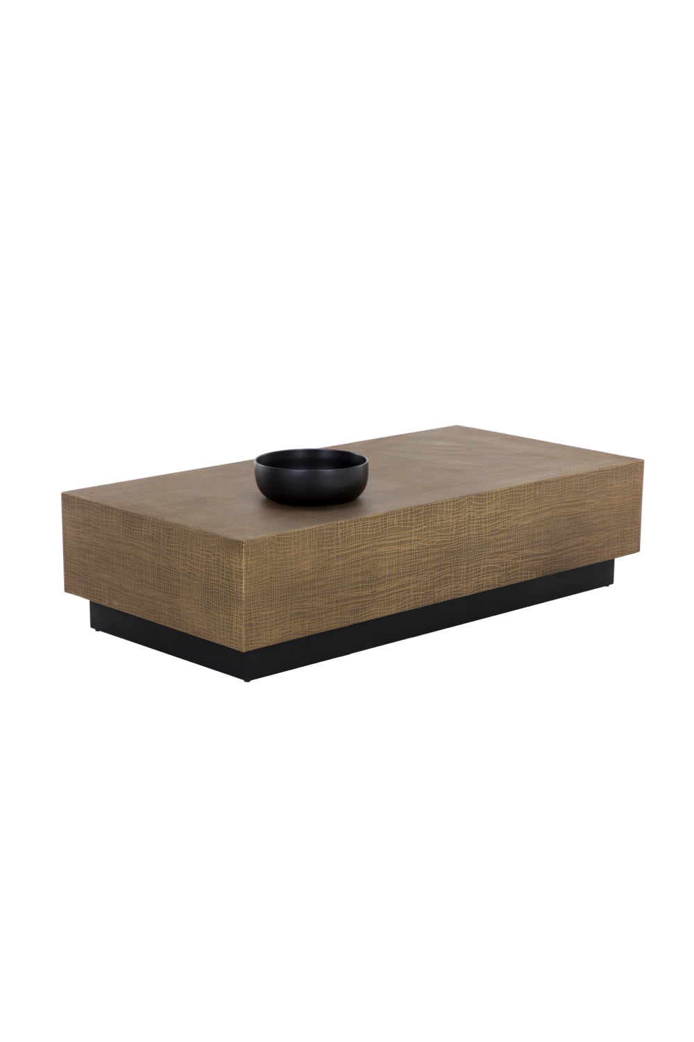 Modern European furniture - Etched Antique Brass Coffee Table - www.oroa.com | Oroa.com