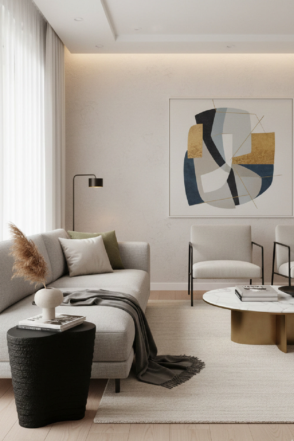 Modern European furniture - Black Ridged Indoor/Outdoor End Table - www.oroa.com | Oroa.com